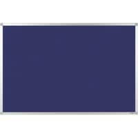 Viking Pinnwand Nicht magnetisch Wandmontage Filz 90 (B) x 0,81 (T) x 60 (H) cm Aluminium Blau