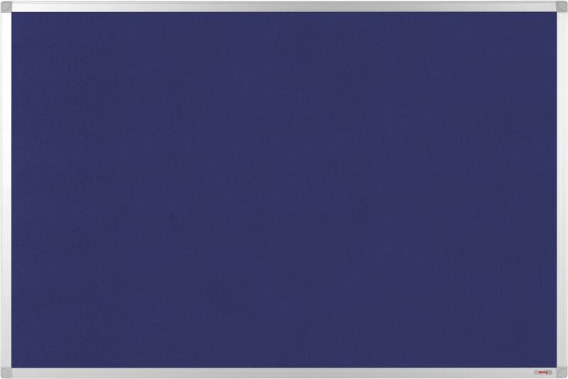 Viking Filz Pinnwand Nicht magnetisch Wandmontage 60 (B) x 0,81 (T) x 45 (H) cm Aluminium Blau