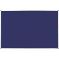Viking Filz Pinnwand Nicht magnetisch Wandmontage 60 (B) x 0,81 (T) x 45 (H) cm Aluminium Blau
