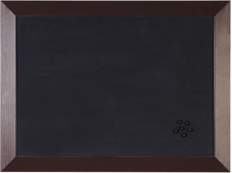 Bi-Office Kamashi Whiteboard Nicht magnetisch Wandmontage 60 (B)x45 (H) cm Schwarz, Braun