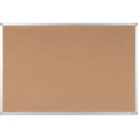 Viking Pinnwand Nicht magnetisch Wandmontage Kork 60 (B) x 0,81 (T) x 45 (H) cm Aluminium Braun