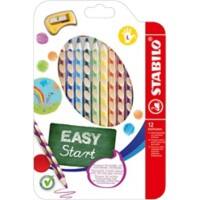 STABILO EASYcolors Buntstifte 331/12 für Linkshänder Farbig sortiert 12 Stück