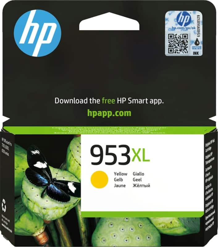 HP 953XL Original Tintenpatrone F6U18AE Gelb