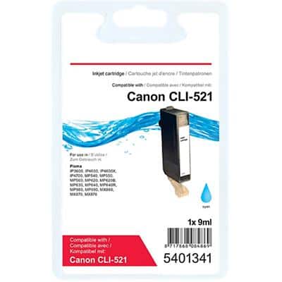 Kompatible Office Depot Canon CLI-521C Tintenpatrone Cyan