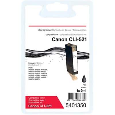 Kompatible Office Depot Canon CLI-521BK Tintenpatrone Schwarz