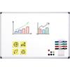 Office Depot wandmontierbares magnetisches Whiteboard Emaille 90 x 60 cm