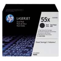HP 55X Original Tonerkartusche CE255XD Schwarz 2 Stück