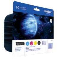 Brother LC-1280 XL Original Tintenpatrone Schwarz, Cyan, Magenta, Gelb Multipack 4 Stück