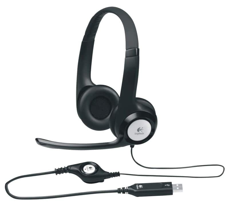 Logitech ClearChat H390  Verkabelt USB-Headset Kopf Noise Cancelling Microphone Stereo
