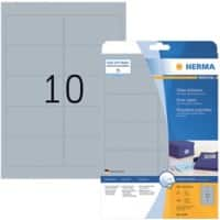 HERMA Silberne Etiketten 4099 Rechteckig 250 Etiketten pro Packung