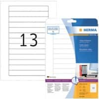 HERMA SPECIAL A4 CD/DVD Etiketten 5069 haftend DIN A4 Weiß 147,3 x 20 mm 25 Blatt à 13 Etiketten