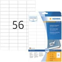 HERMA Wiederablösbare Etiketten 5080 Weiß Rechteckig 1400 Etiketten pro Packung