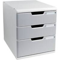 Exacompta Ablagesysteme 325041D Polystyrol Modulo Lichtgrau, Steingrau 28,8 x 35 x 32 cm