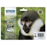 Epson T0895 Original Tintenpatrone C13T08954010 Schwarz, Cyan, Magenta, Gelb Multipack 4 Stück