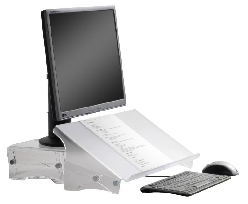 BakkerElkhuizen Monitorständer 130 Transparent