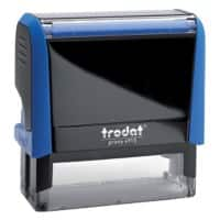 Trodat Personalisierter Adressstempel Printy 4915 Blau 2,5 x 7 cm