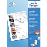 AVERY Zweckform Fotopapier 2579-100 DIN A4 150 g/m² Weiß 100 Blatt