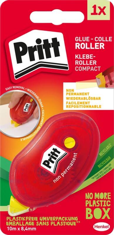 Pritt Compact Kleberoller Non-permanent 8,4 mm x 8,5 m 2755721 10 m