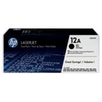 HP 12A Original Tonerkartusche Q2612AD Schwarz 2 Stück