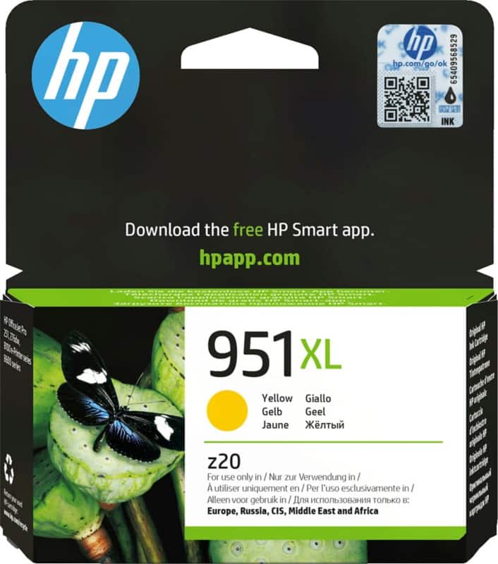 HP 951XL Original Tintenpatrone CN048AE Gelb