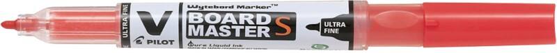 Pilot V-Board Master S Non-permanent Whiteboard-Marker Rot Extra Fein Rundspitze  - 0,8 mm 80% Recycelt