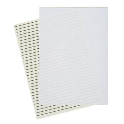 Elco Notizblöcke Weiß Blanco Microperforation DIN A4 Pack 10
