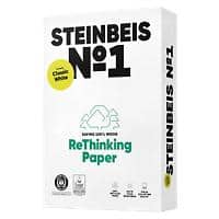 Steinbeis ClassicWhite DIN A4 Kopier-/ Druckerpapier  Recycelt 100% 80 g/m² Glatt Weiß 500 Blatt