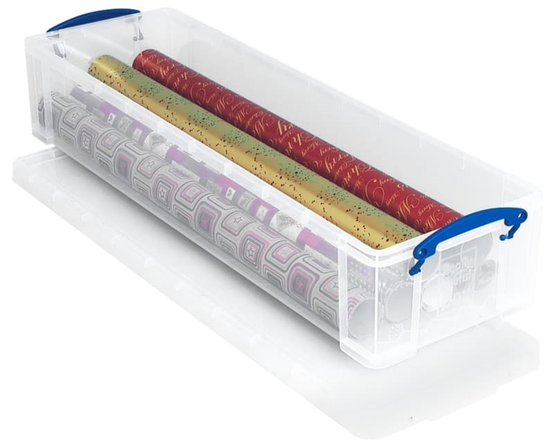 Really Useful Box Kunststoff Aufbewahrungsbox 22 L Transparent 82 x 25,5 x 15,5 cm