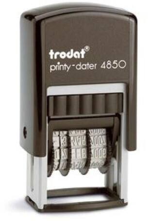 Trodat Datenstempel 4850 Blau, Rot 2,5 x 1,2 x 8,8 cm