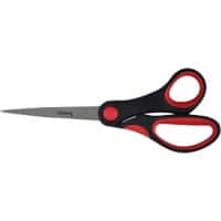 Office Depot Schere Softgrip Schwarz, Rot 210 mm