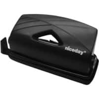 Niceday Locher Schwarz 30 Blatt Perforiert