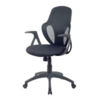 Realspace Ergonomischer Bürostuhl Austin Netzstoff, Stoff Schwarz