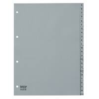 Kolma Register Kolmaflex DIN A4 Grau 24-teilig Perforiert A - Z 24 Blatt