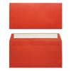 Office Depot Farbige Briefumschläge DL+ 120 g/m² Rot Ohne Fenster Abziehstreifen 25 Stück