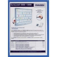 Franken X-tra!Line DIN A4 Inforahmen Magnetisch Blau Kunststoff ITSA4M/5 03 23 (B) x 31,7 (H) cm 5 Stück