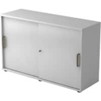 Hammerbacher Schiebetürenschrank 2FH SG Grau 1.200 x 400 x 748 mm