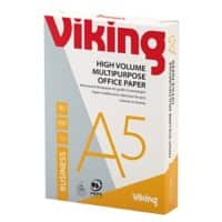 Viking Business DIN A5 Druckerpapier Weiß 80 g/m² Glatt 500 Blatt