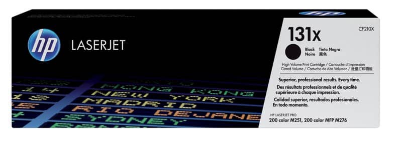 HP 131X Original Tonerkartusche CF210X Schwarz