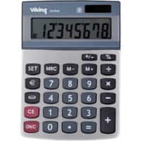 Office Depot Tischrechner AT-812E 8-stelliges Display Silber, Grau