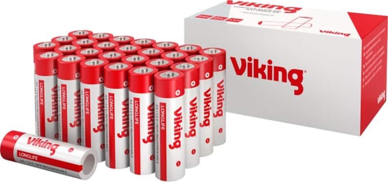 Viking aa alkali-batterien longlife lr06 1,5 v 28 stã¼ck