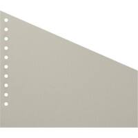 Niceday Blanko Trennstreifen Recycelt 100% Spezial Grau Pappkarton Trapez 10 Löcher 100 Stück