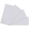 Niceday Blanko Trennstreifen Blauer Engel UZ56 (Recyclingkarton Schreibwaren), Recycelt 100% Spezial Weiß Weiß Pappkarton Rechteckig 2 Löcher 100 Stück
