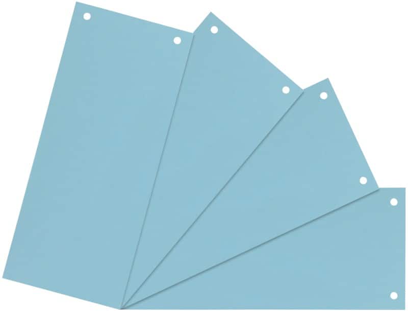 Viking Trennstreifen 100% Recycelt DIN A4 Blau Pappkarton Rechteckig 2 Löcher 5847192 100 Stück