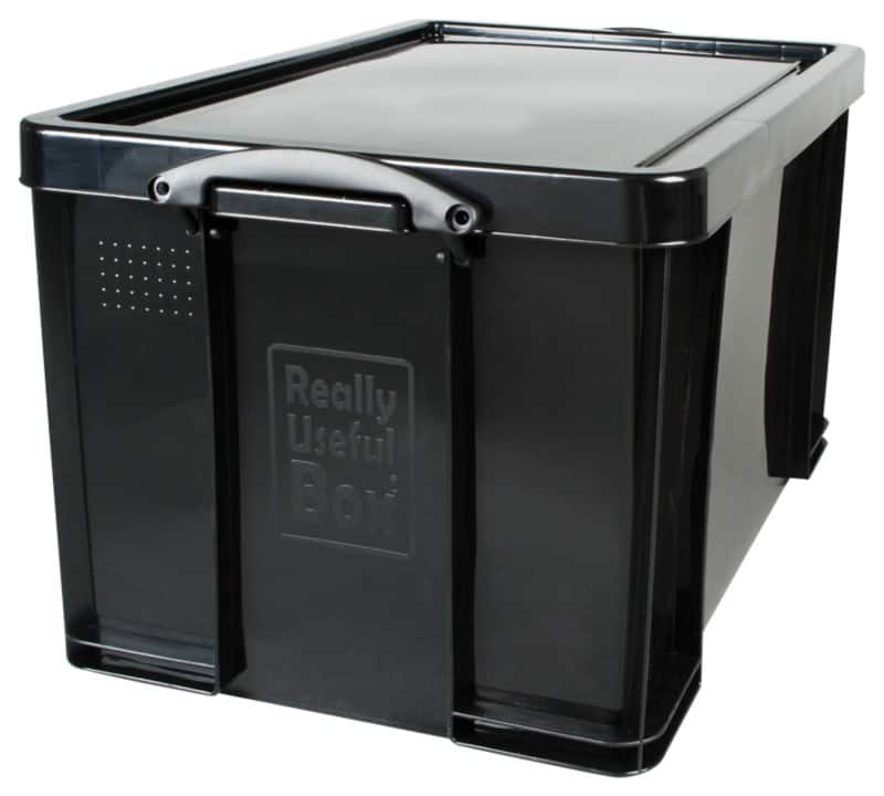 Really Useful Box Kunststoff Archivbox 84 L Schwarz 71 x 44 x 38 cm