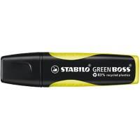 STABILO Green Boss Textmarker Gelb Breit Keilspitze 2-5 mm Nachfüllbar