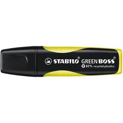 STABILO Green Boss Textmarker Gelb Breit Keilspitze 2-5 mm Nachfüllbar