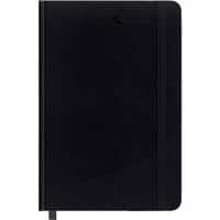 Foray Classic Notebook DIN A5 Liniert Gebunden PP (Polyproplylen) Softcover Schwarz Nicht perforiert 160 Seiten 80 Blatt