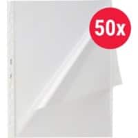 Bene Prospekthüllen 206225CL DIN A4 Polypropylen Transparent glasklar 50 Stück