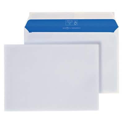 Hermes Briefumschläge C5 100 g/m² Weiß Ohne Fenster Abziehstreifen 500 Stück