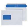 Hermes Briefumschläge C5 100 g/m² Weiß Mit Fenster Abziehstreifen 500 Stück